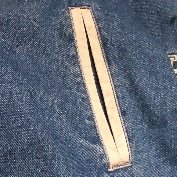 !!!RARE!!!  Disney "SEVEN DWARFS" Letterman Bomber Jeans Jacket - Picture 13 of 15